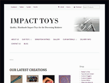 Tablet Screenshot of impact-toys.com